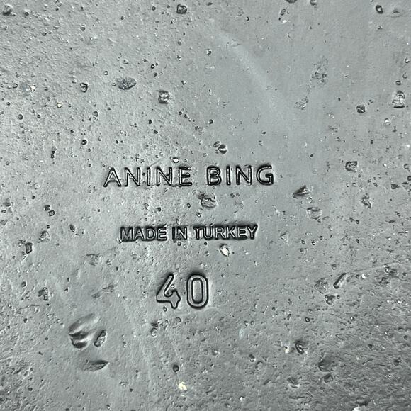 Anine Bing Sid Sandals Size 40 (US 9.5-10) Straps Beige Plaid Boucle Tweed Adj - Picture 12 of 15